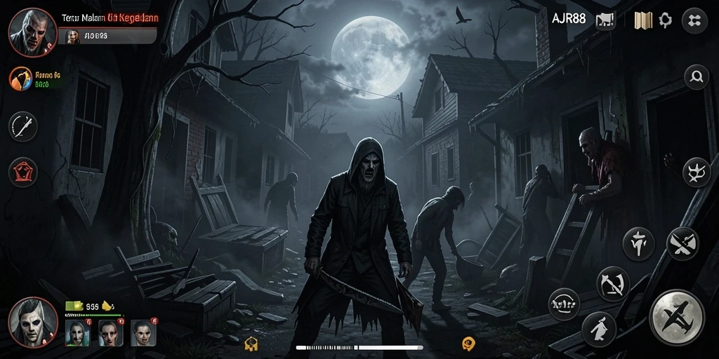 Tampilan gameplay menyeramkan dari AJR88 yang memukau.