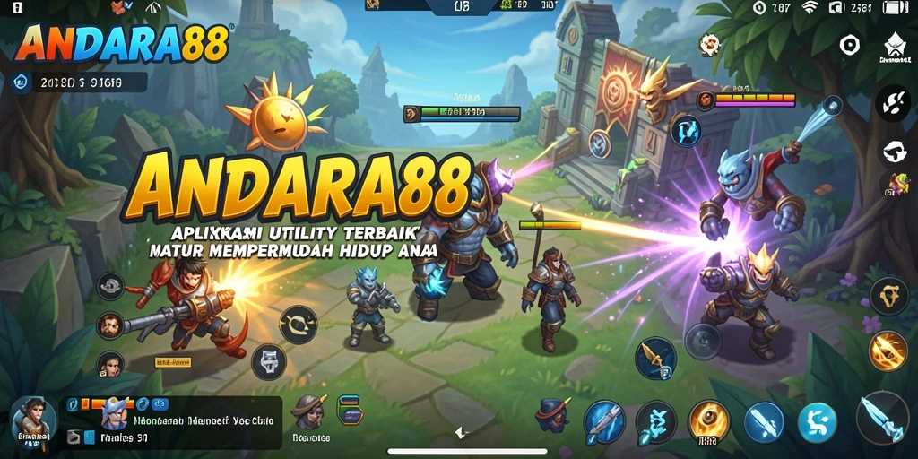 Screenshot ANDARA88 menampilkan antarmuka intuitif aplikasi Utility.