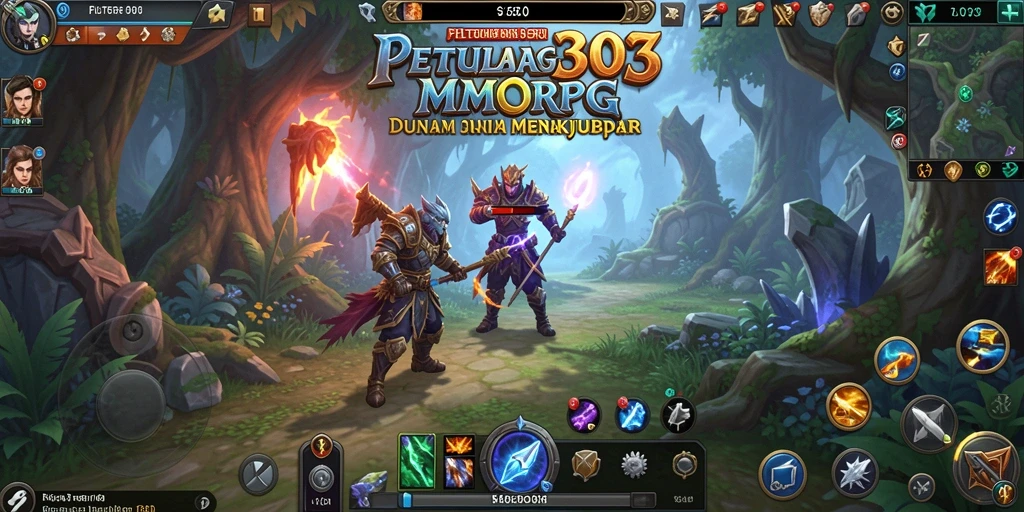 Tampilan gameplay menarik dari FILTER303 dalam dunia MMORPG.