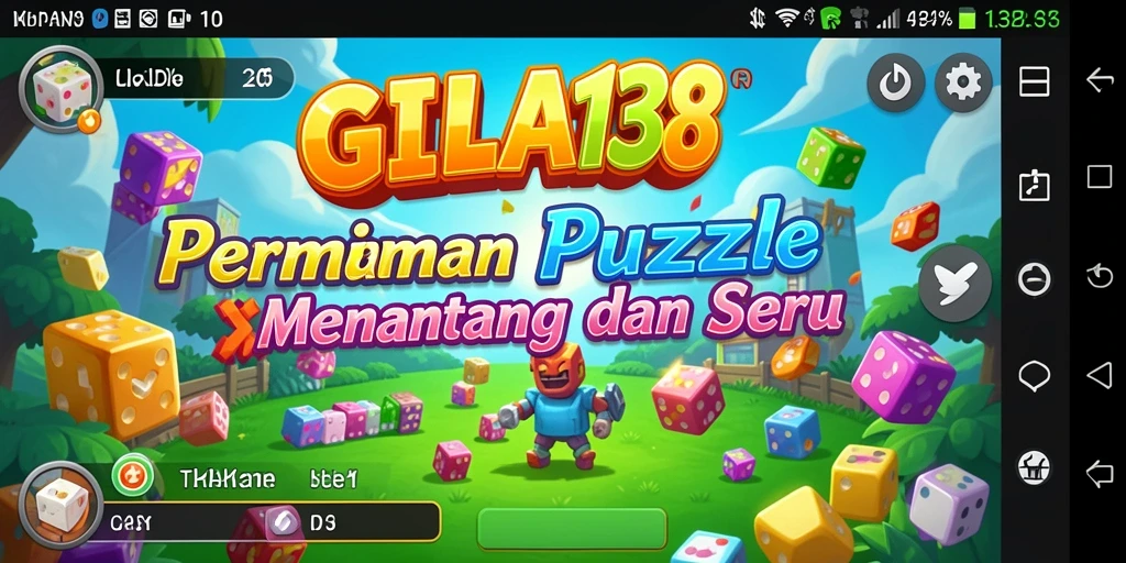 Tampilan gameplay GILA138 dengan berbagai teka-teki yang menantang.