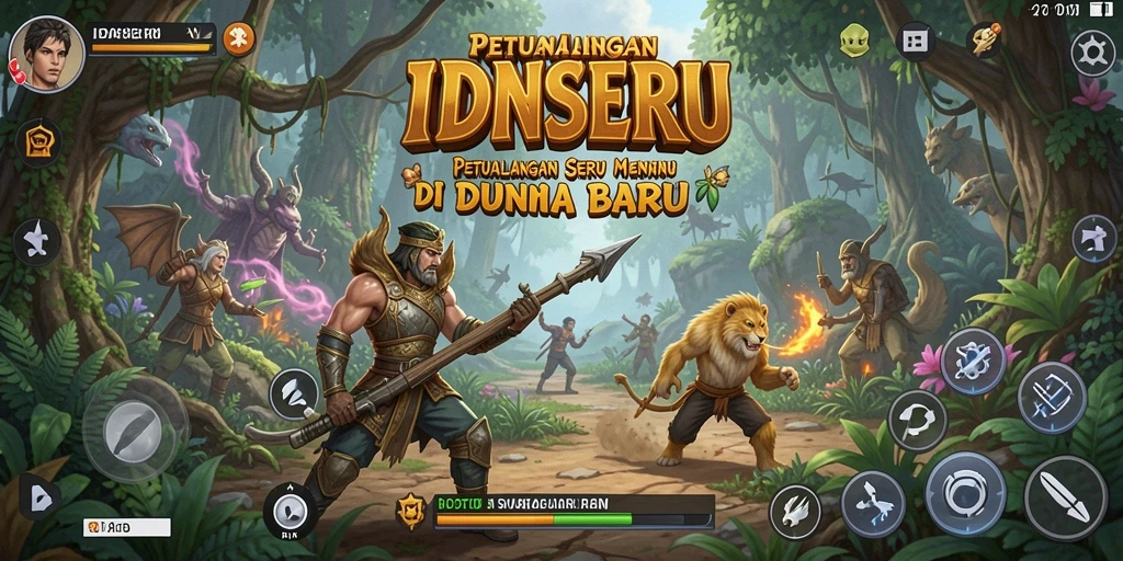 Tampilan gameplay seru dari IDNSERU yang penuh petualangan.