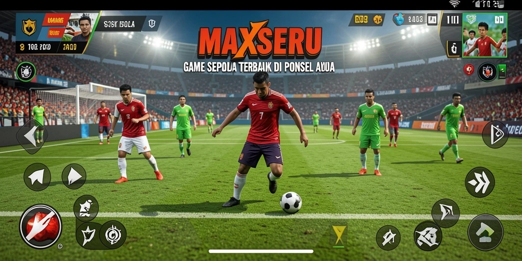 Tampilan gameplay MAXSERU yang menegangkan dan realistis.