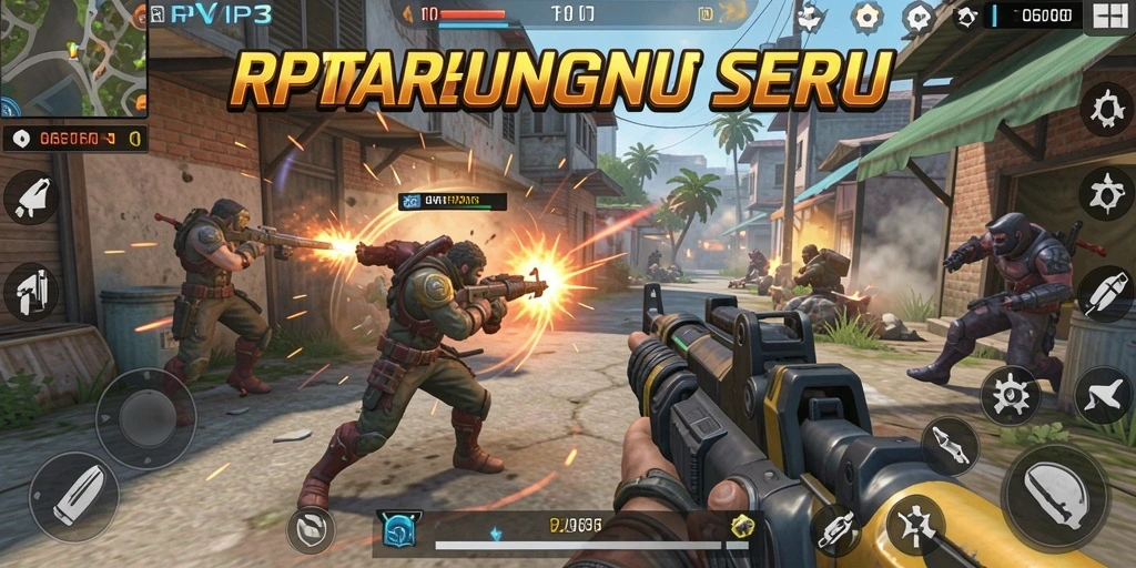 Tampilan seru gameplay TPS RPVIP3 dalam aksi.