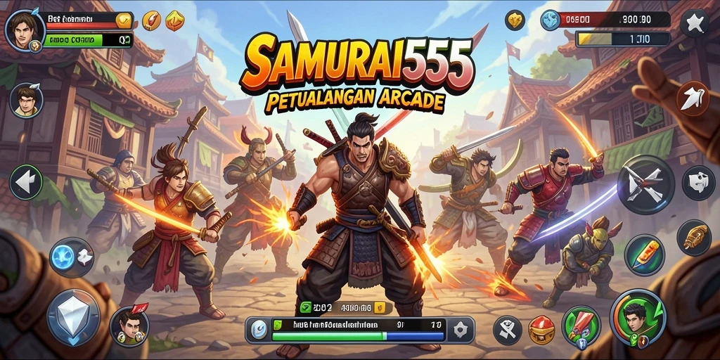 Gambaran gameplay seru dari SAMURAI555 yang mengasyikkan.