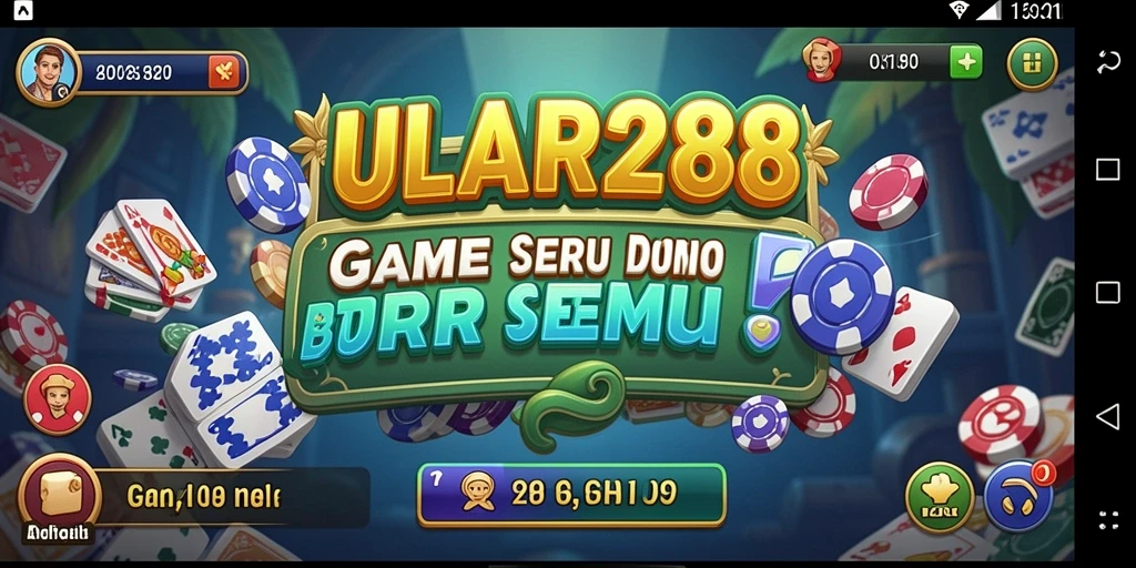 Tampilan menarik dari gameplay domino seru di ULAR288.